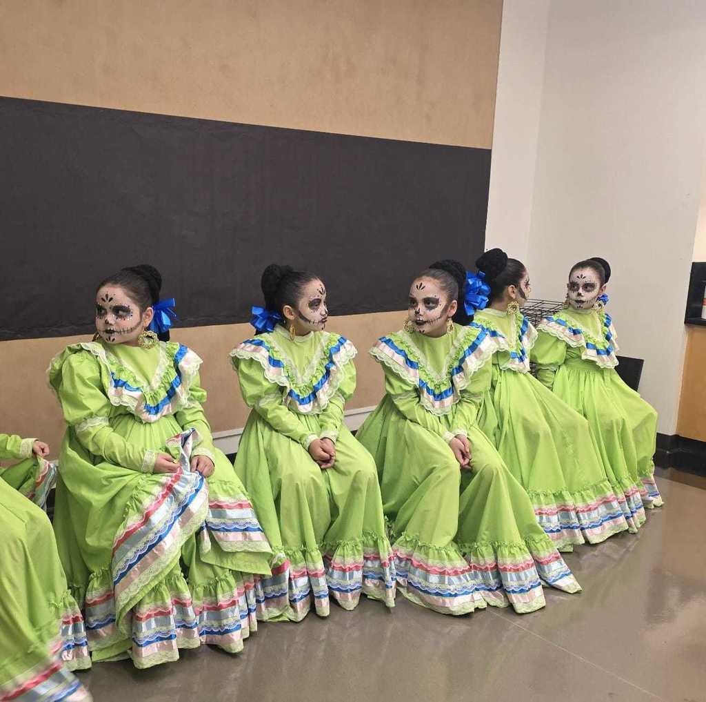 Group of students in folkloric attire