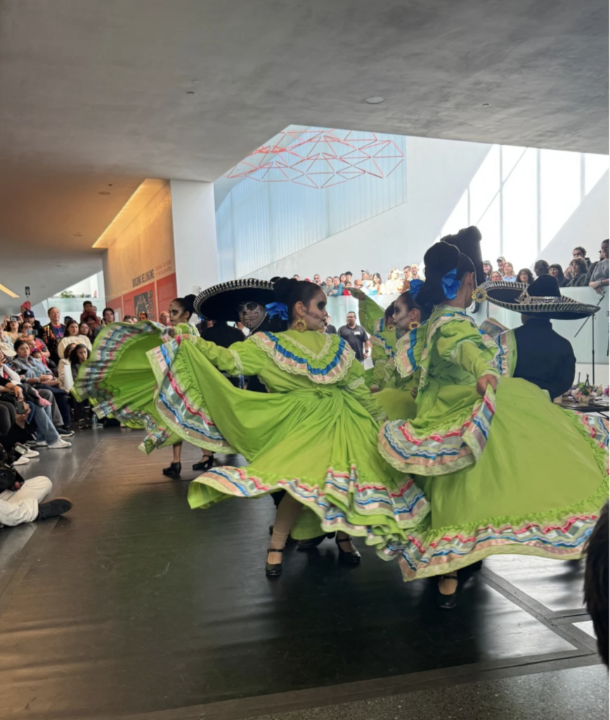 Group of students in folkloric attire
