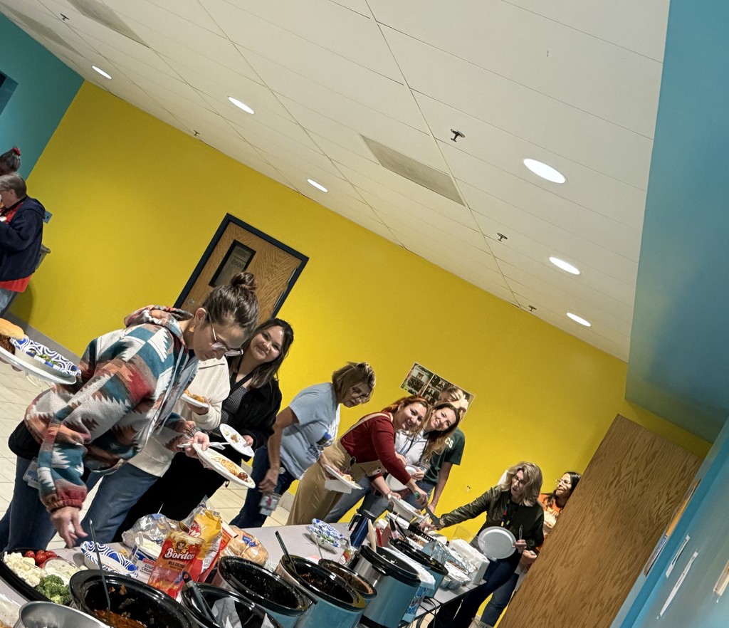 staff serving themselves
