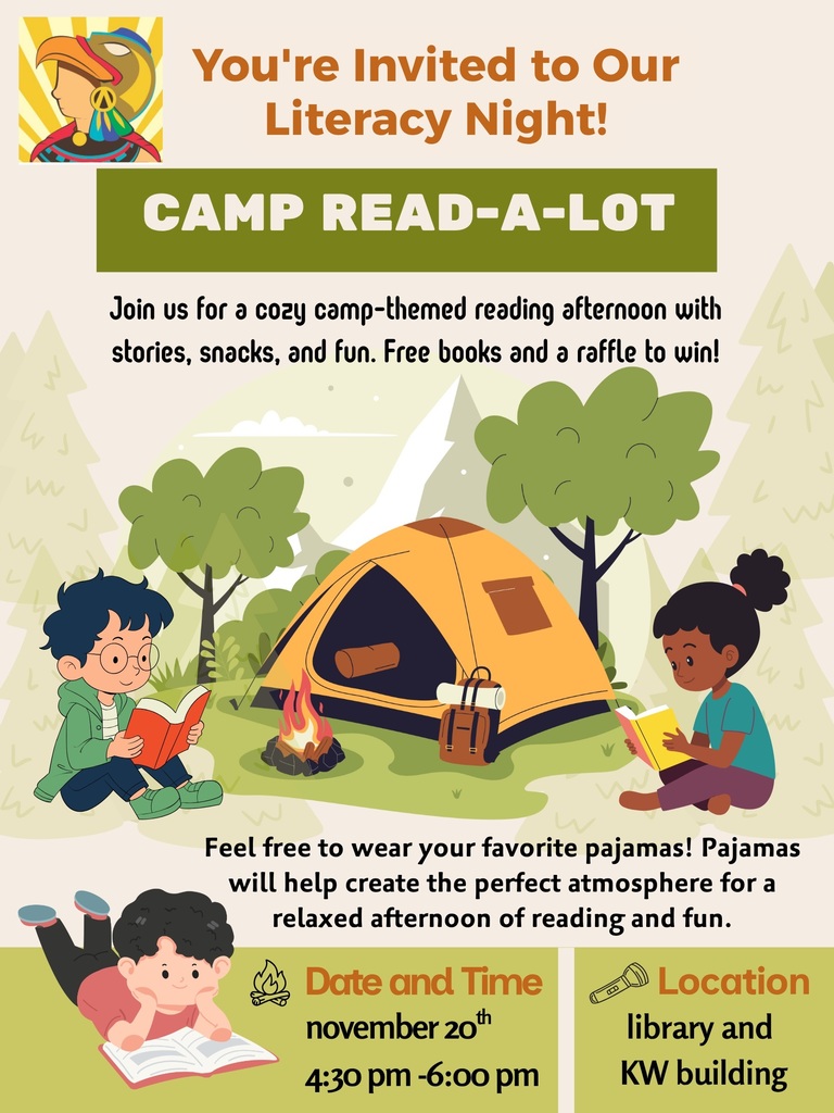 Camp Read A lot flyer