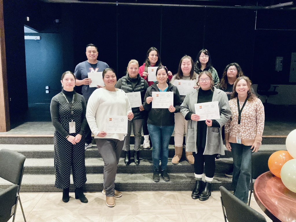 Group picture of parent volunteers