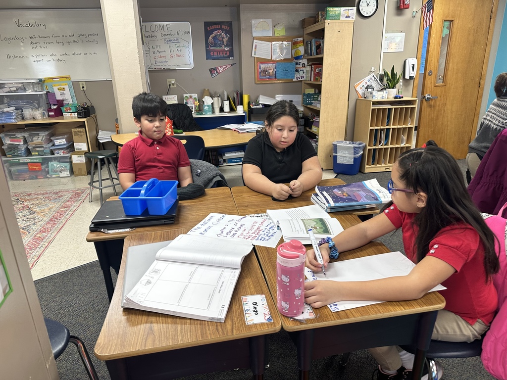 Students learning about Ancient Rome