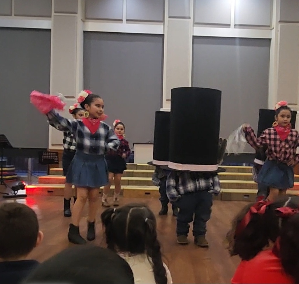 Folklórico dance group performing.