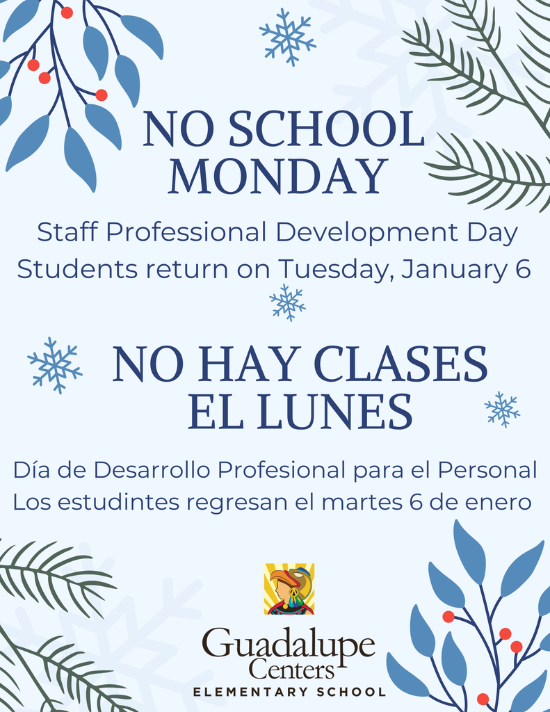 No school Monday flyer
