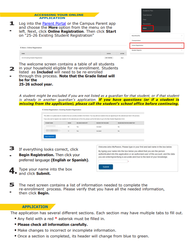 re-enrollment