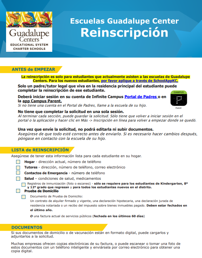 Re-Enrollment