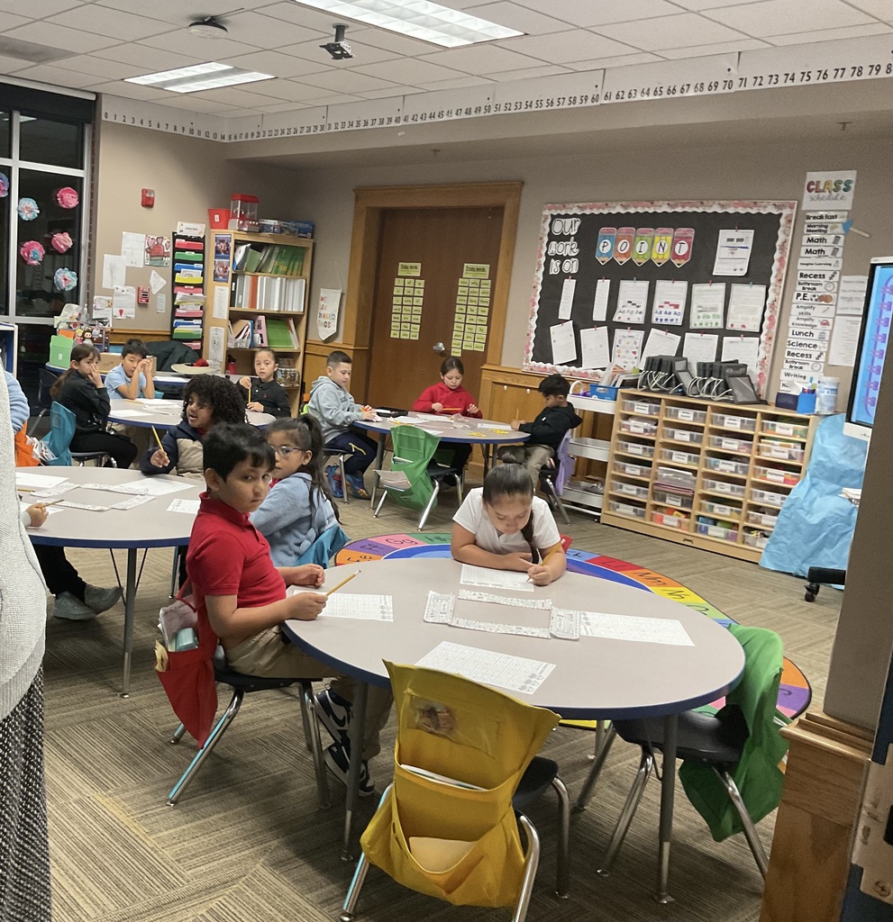 Children starting classes in the morning