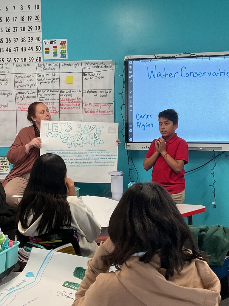 Students presenting