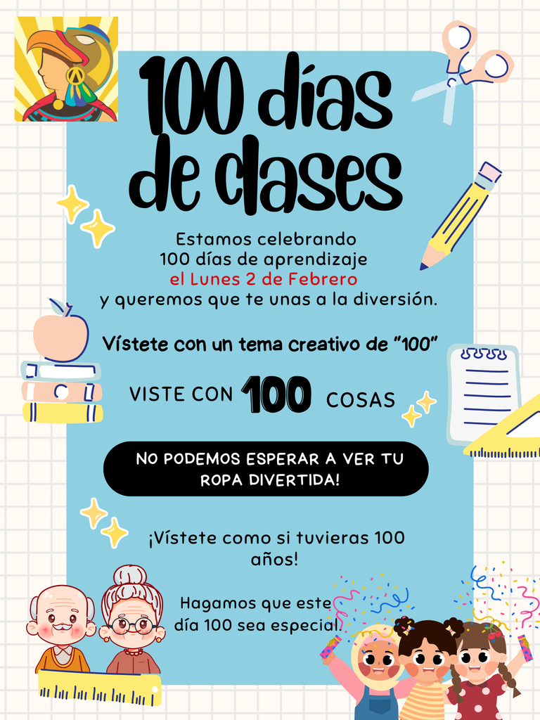 Flyers 100 day of school