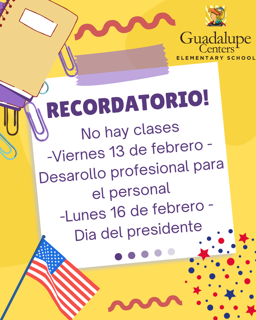 No School Reminder Spanish