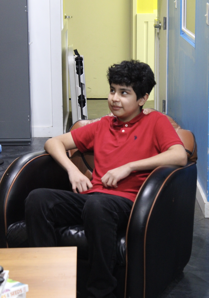 student paying attention