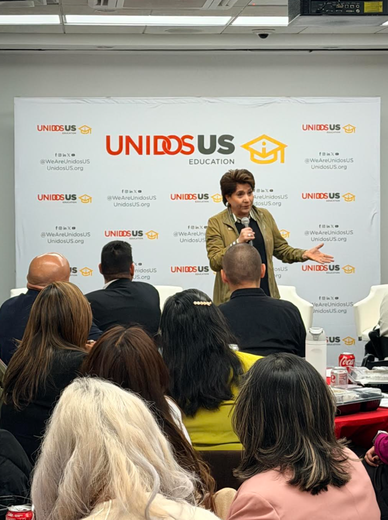 Unidos speaker at the event