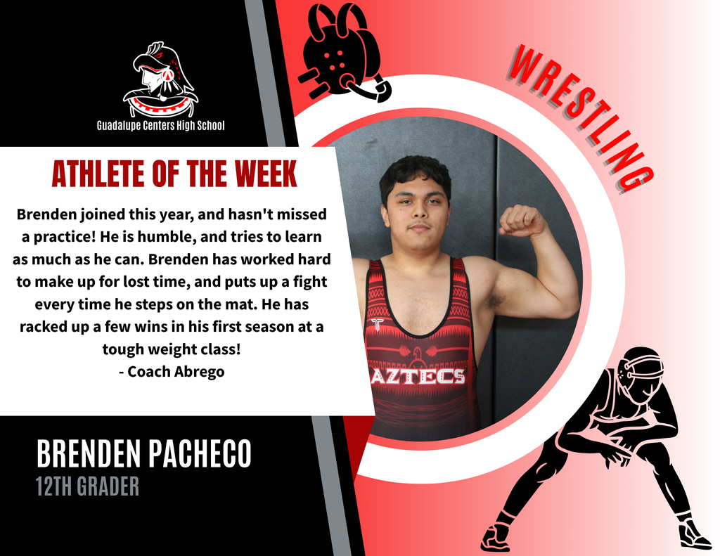 athlete of the week male student posing