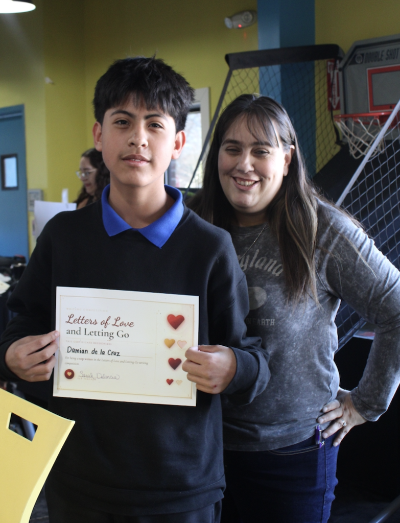 Damian and Mrs. Valencia