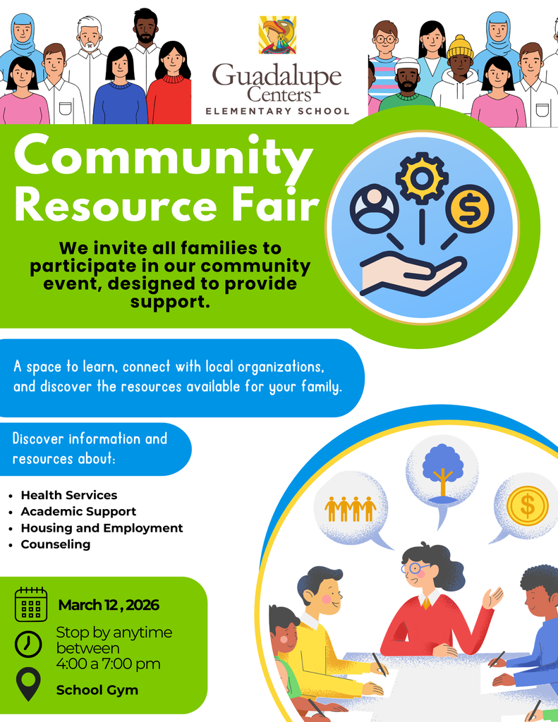 Flyer with information about our community resource fair