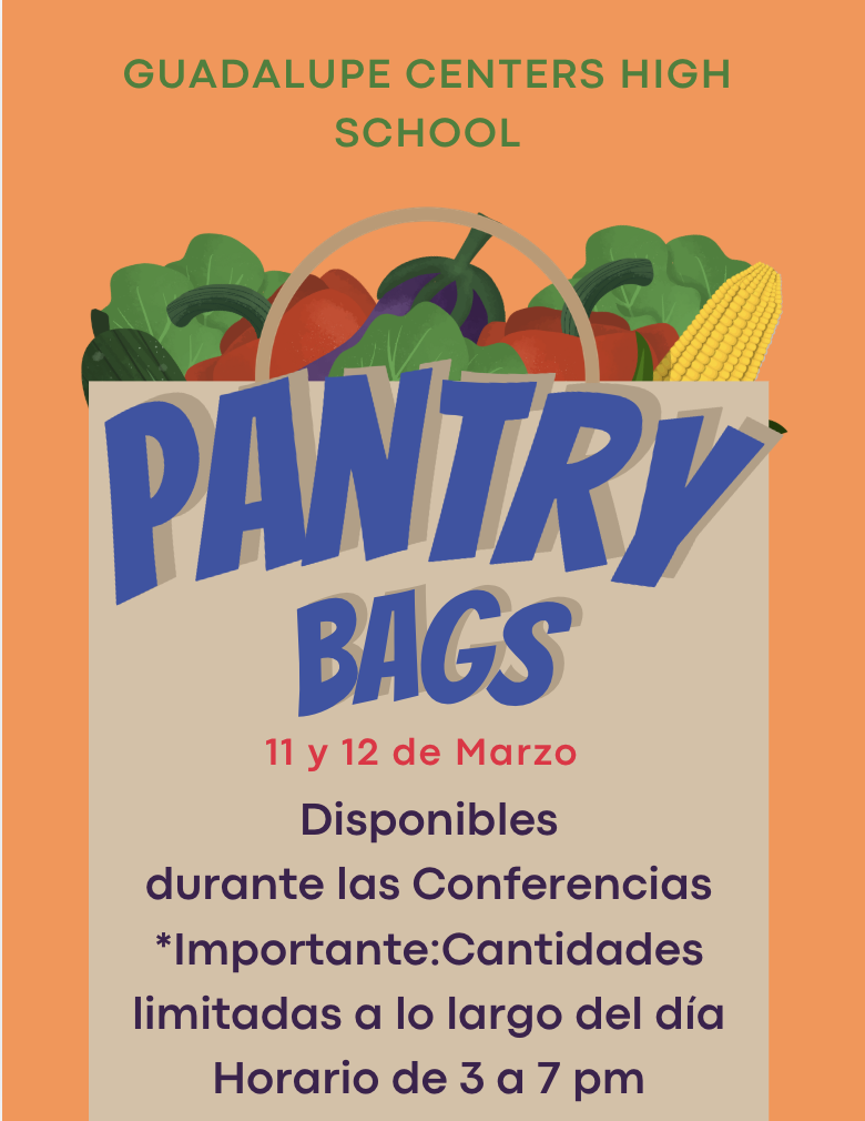 Flyer with Pantry bag information -Spanish