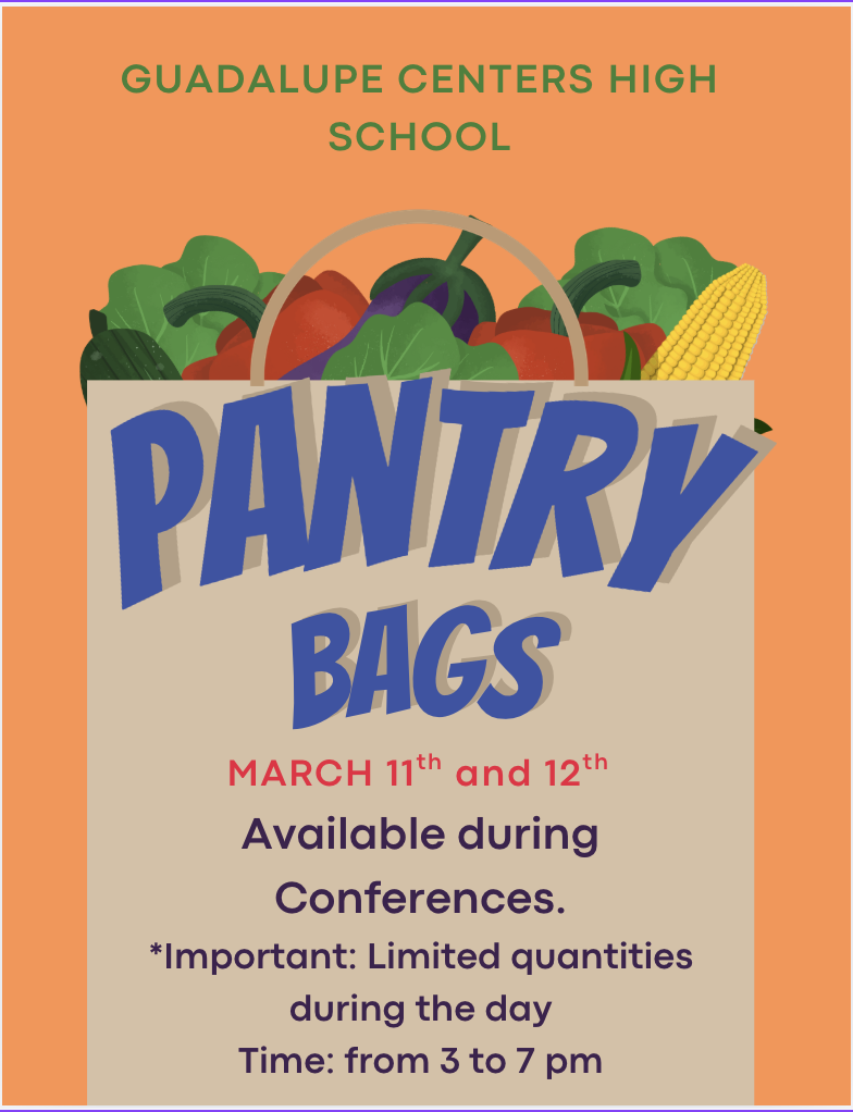 Flyer with Pantry bag information -English
