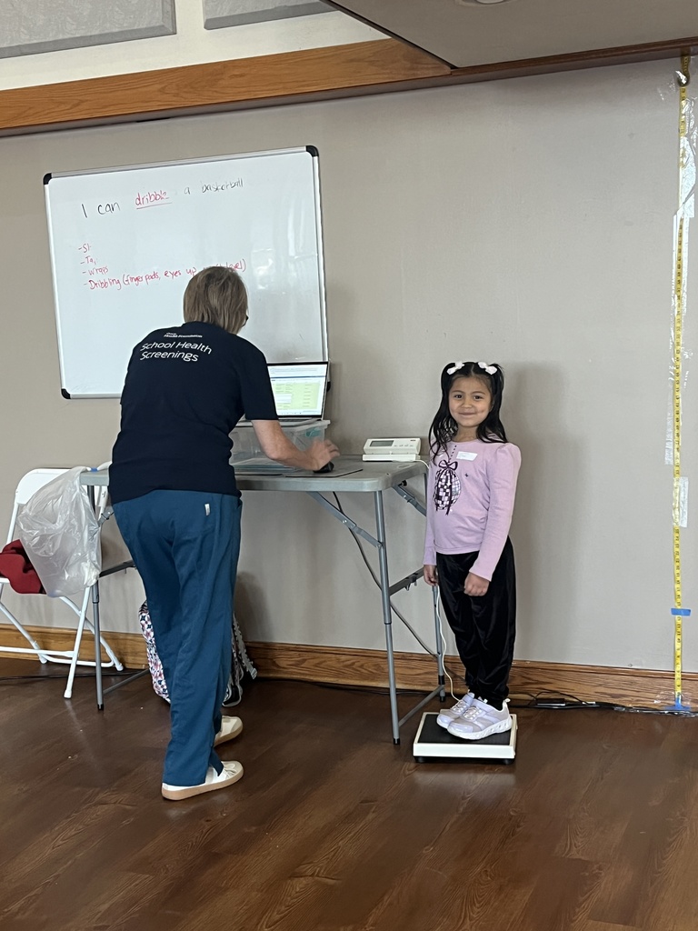 Student and nurse = student is being weighted. 