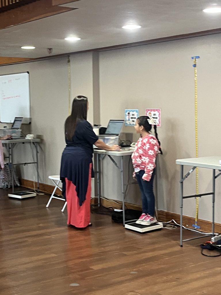 Student and nurse = student is being weighted. 