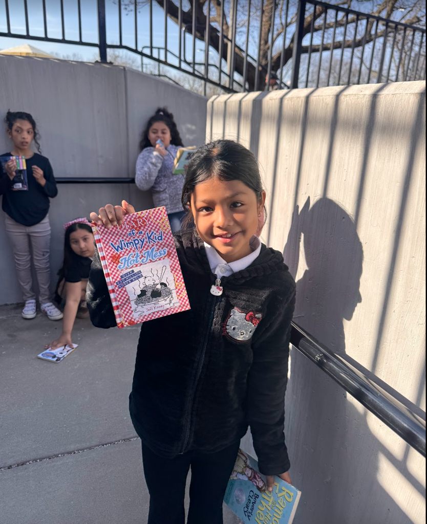 Student Holding a book