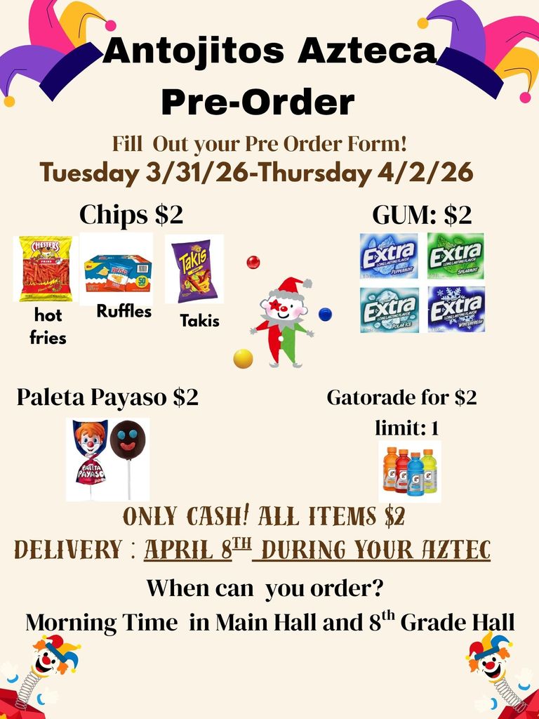 Antojitos Azteca flyer