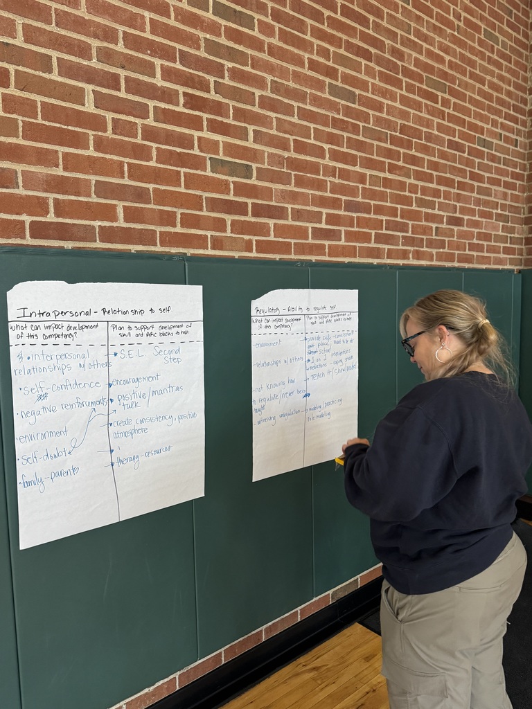 teachers during PD working together