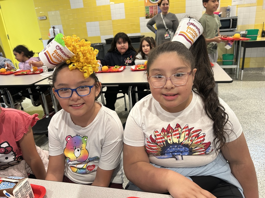  Spirit Week at a school featuring children and their crazy hairstyles.