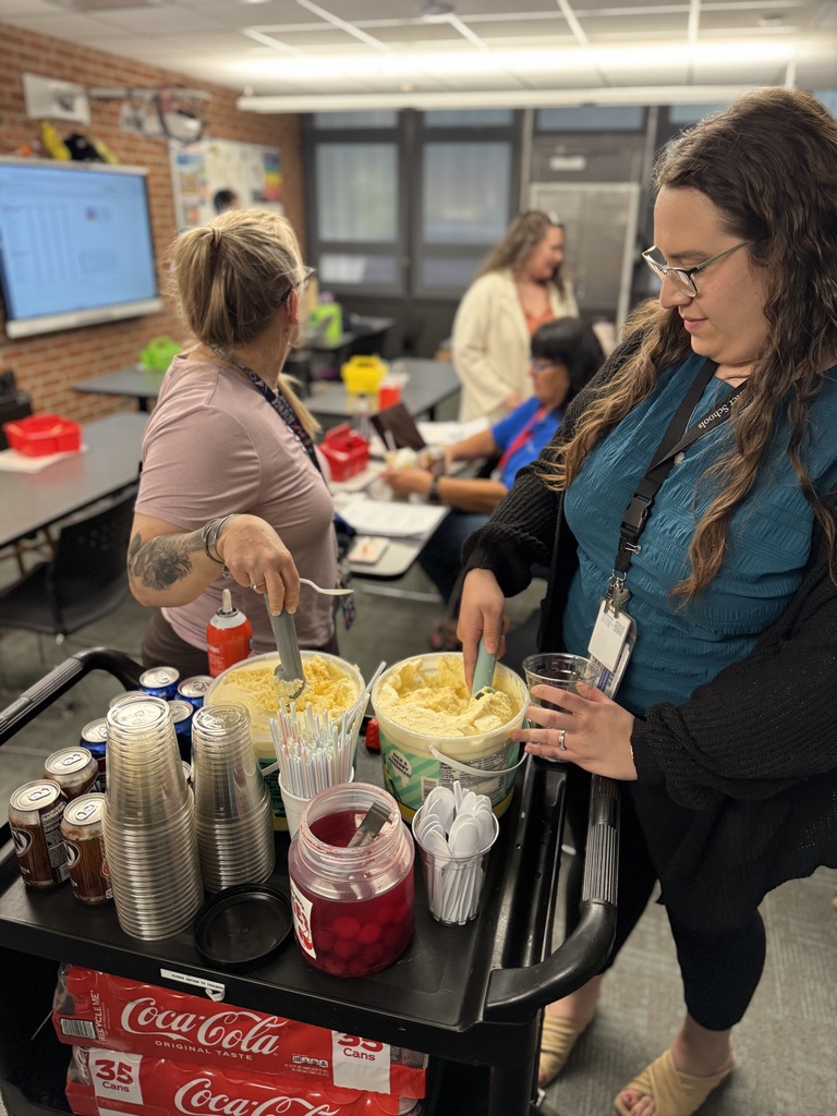 appreciation gifts and ice cream floats