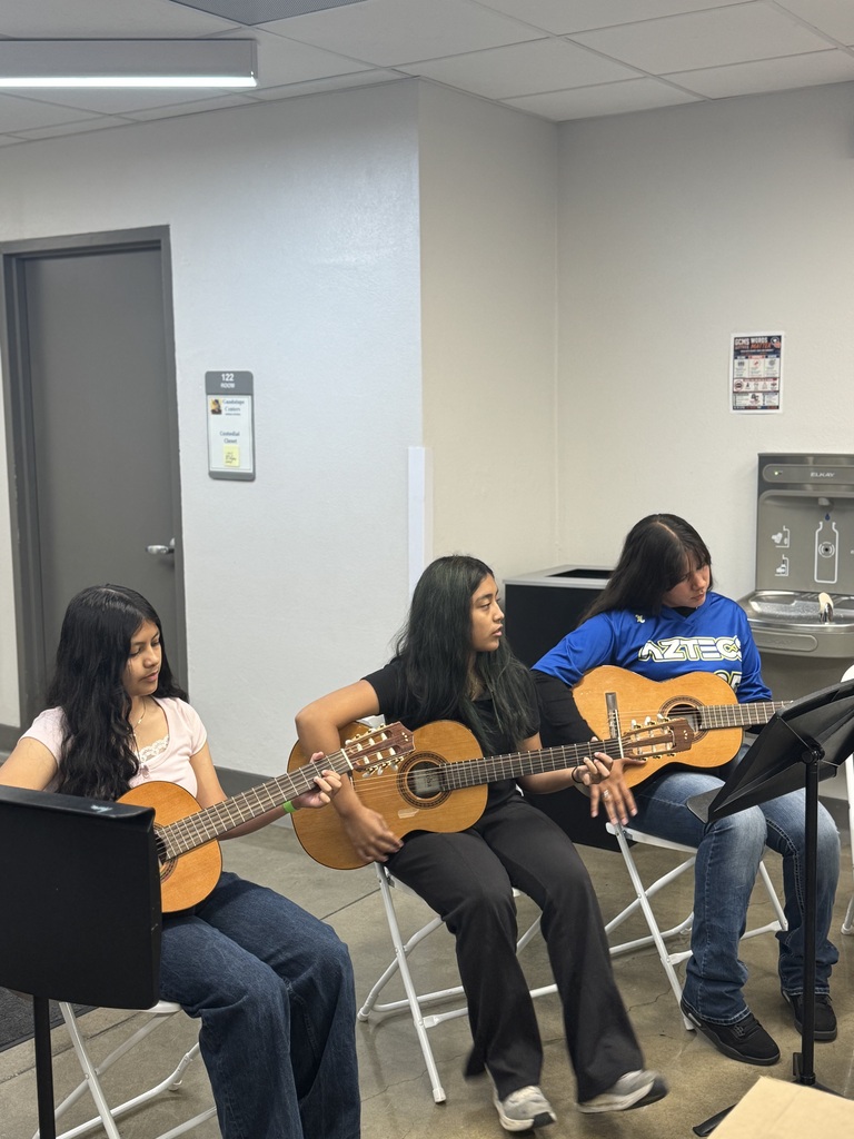 band students playing this morning