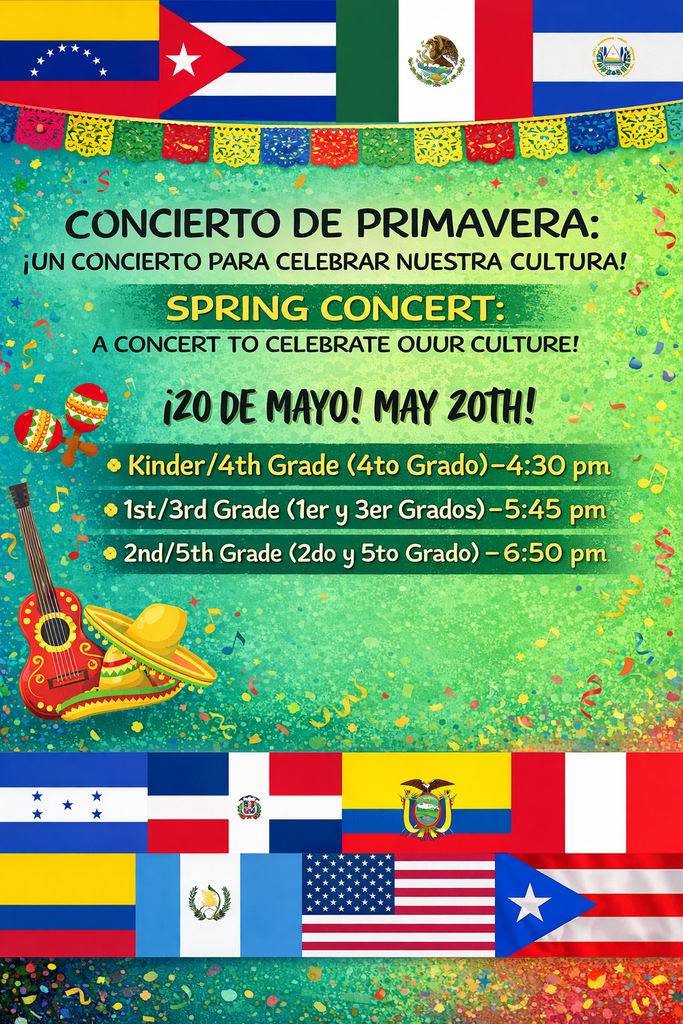 Flyer of Spring Concert