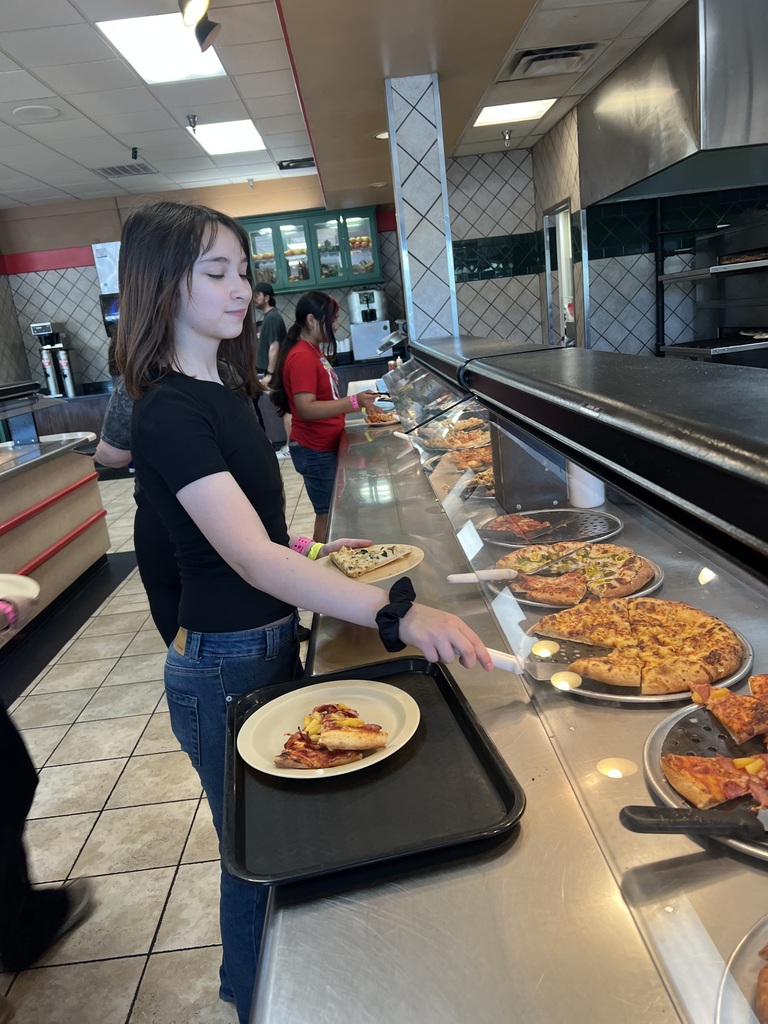 student at pizza street