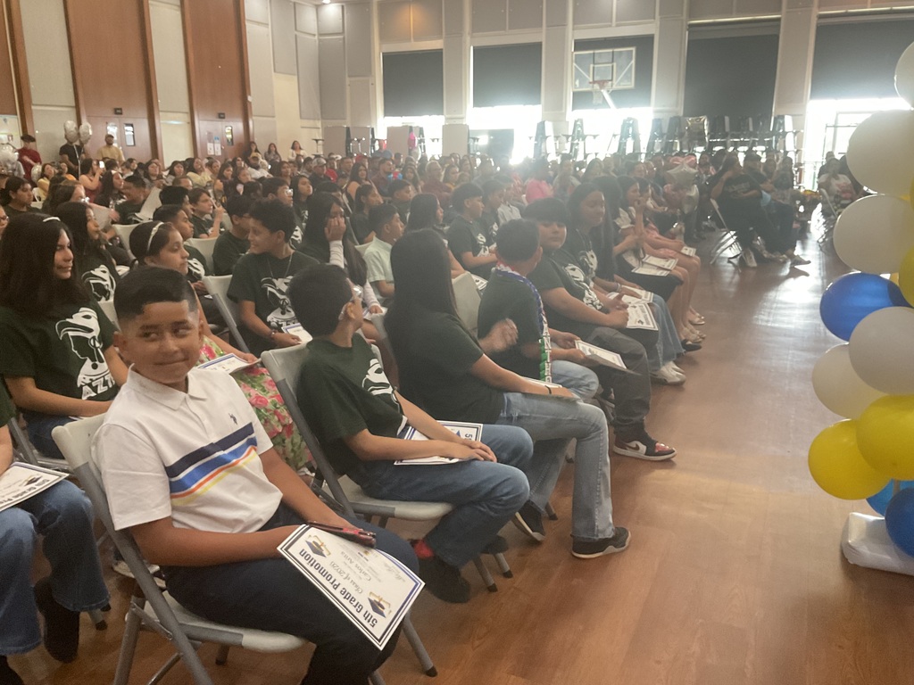 Students sitting on chairs looking at the speaker