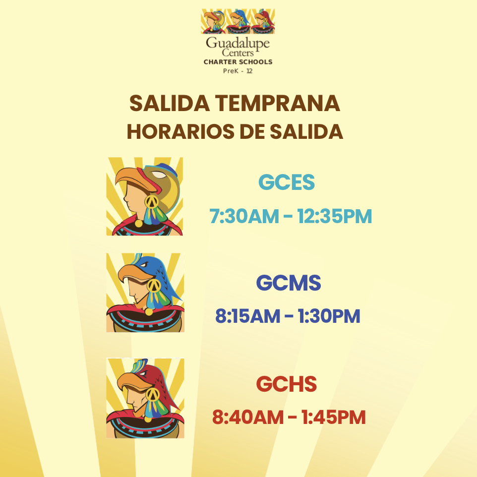 Early Release Schedule