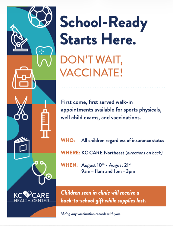 Sports physicals flyer