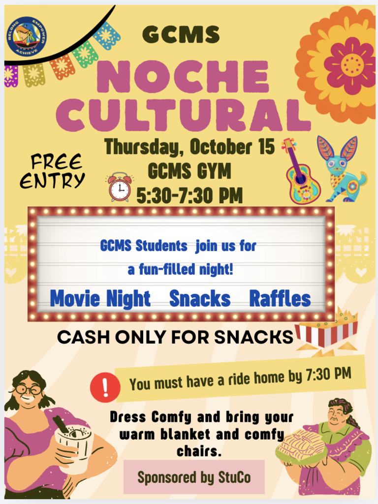 noche de cultura flyer