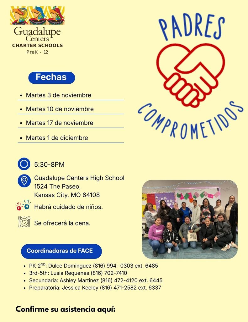 padres comprometidos yellow flyer
