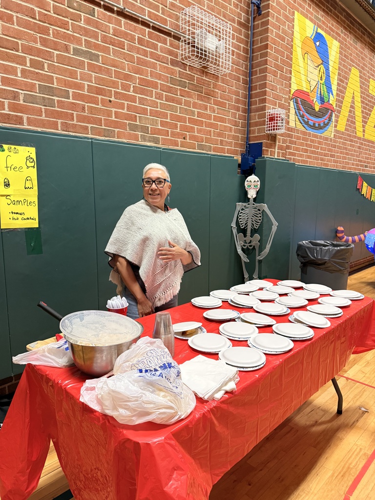 teacher serving dishes