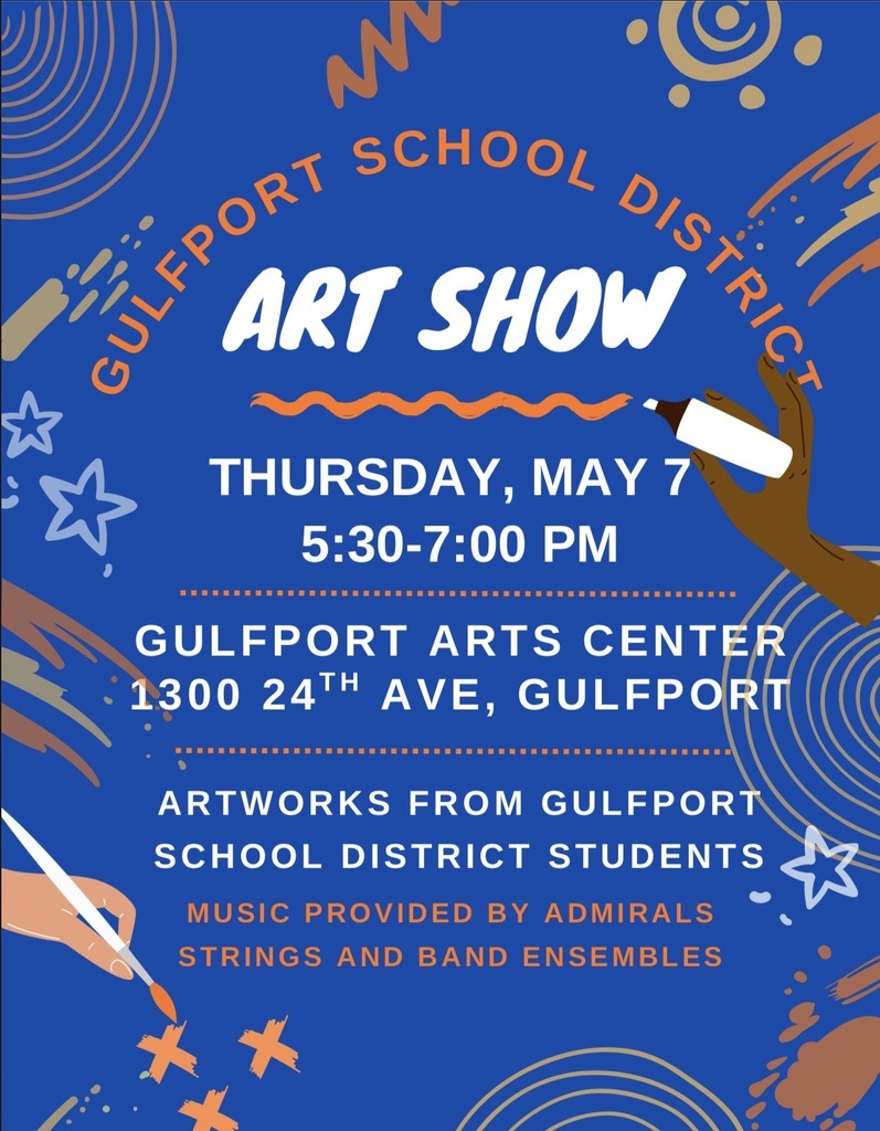 GSD Art Show at Gulfport Arts Center May 7