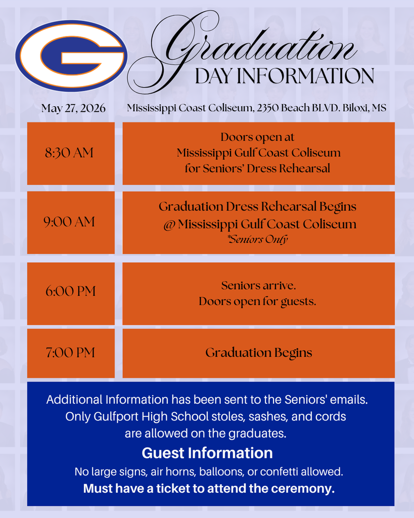 Graduation Day Timeline