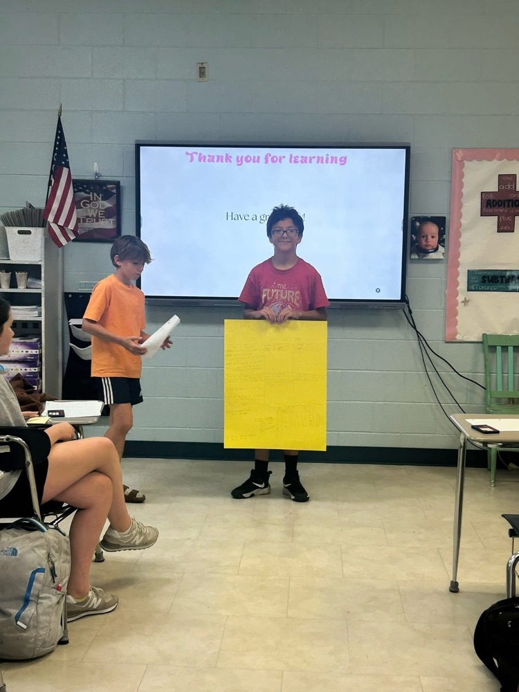 Students taking the role of their teachers and showing their deep understand of the standards. 