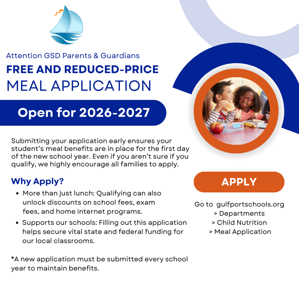Free and Reduced-Price Meal Application for 2026-2027