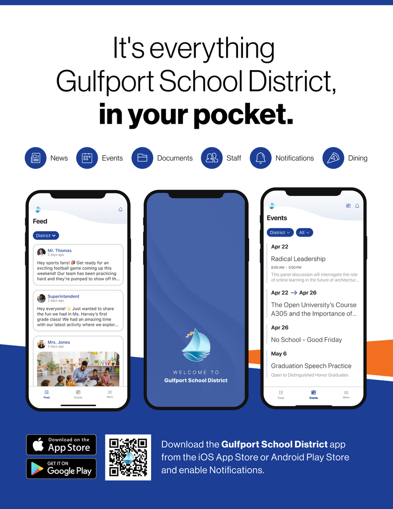 Download the Gulfport School District App