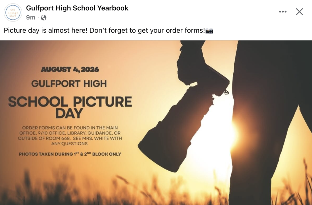 GHS School Picture Day