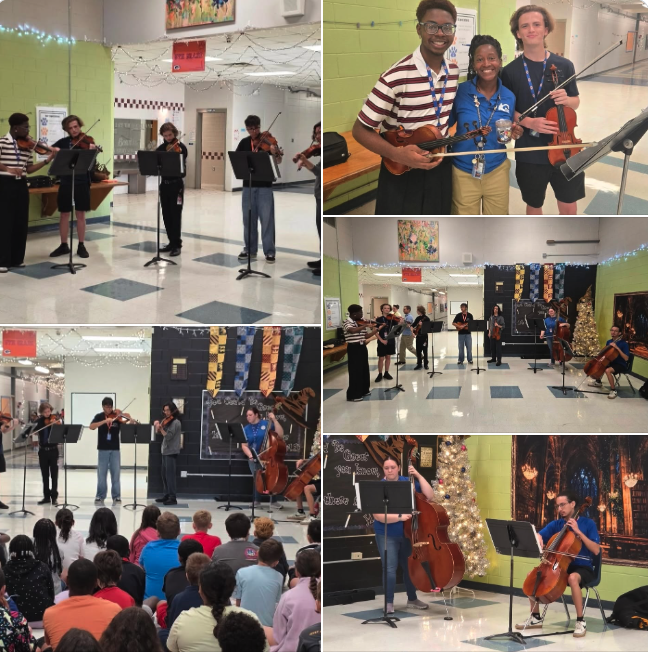 Fine Arts Strings Visits Anniston Avenue Elementary