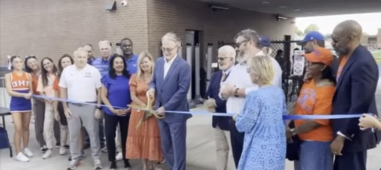 Ribbon Cutting Admiral Stadium