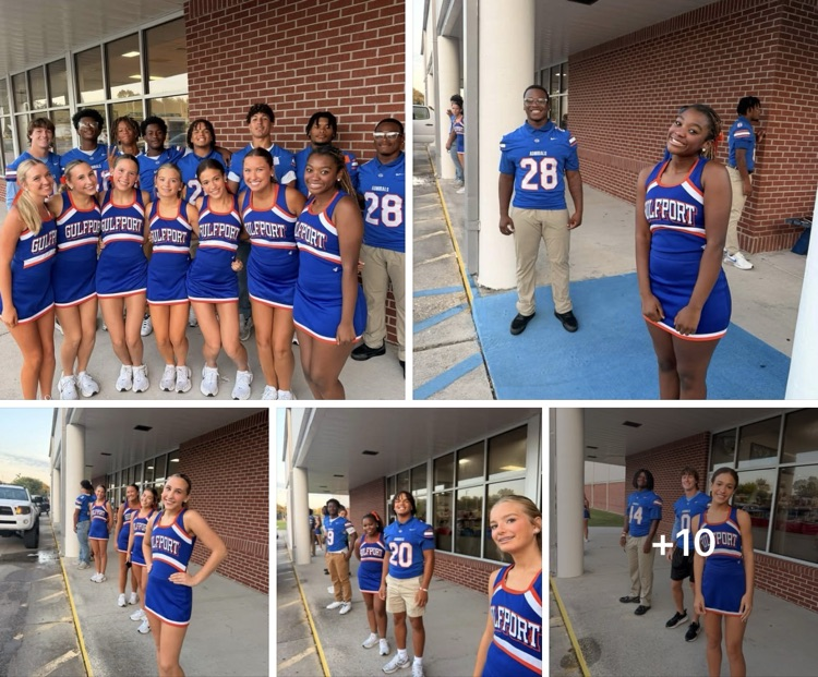 GHS Cheer at Pass Road Elementary Morning Carpool