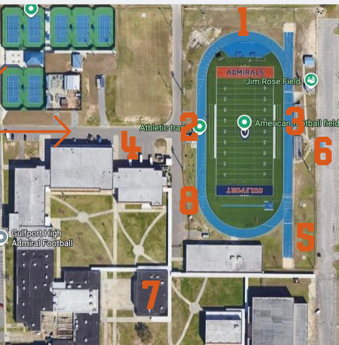 Aerial View of Admiral Stadium