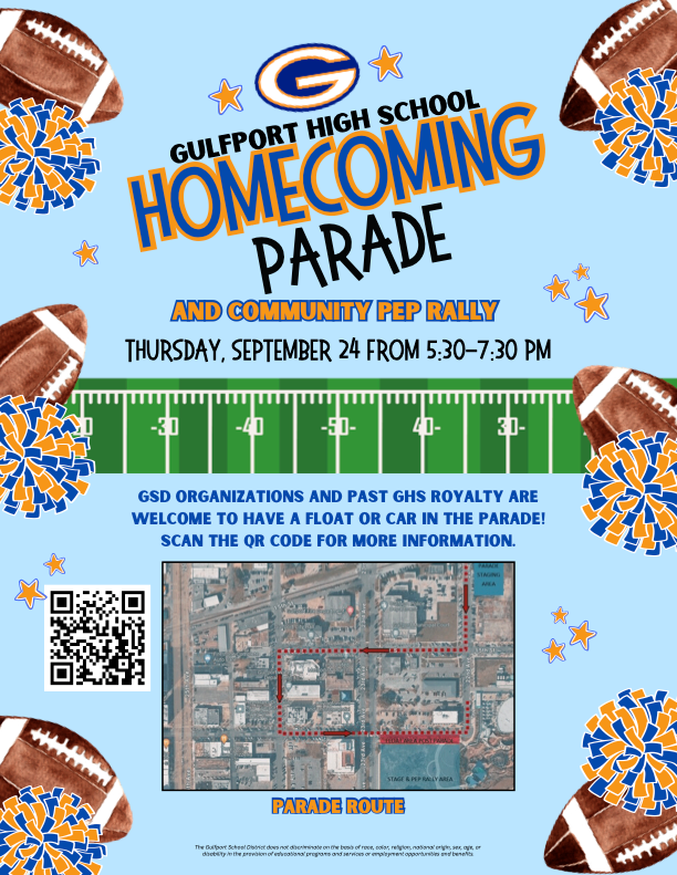 2026 Homecoming Parade Flyer