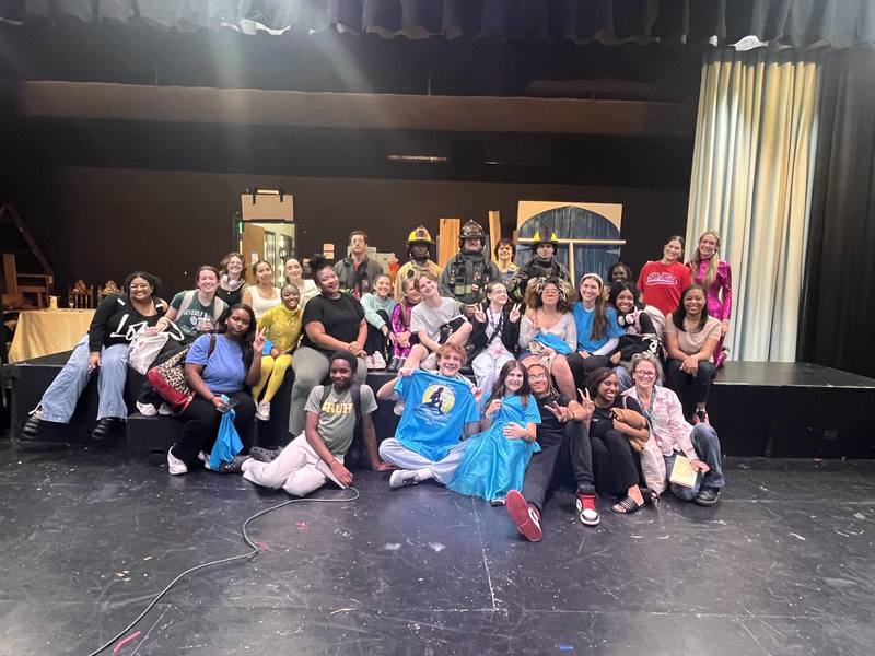 The Little Mermaid Theatre Students