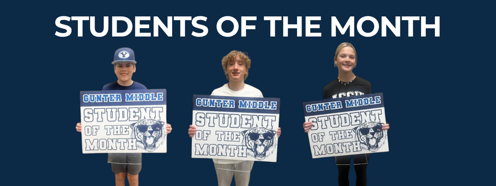 January Students of the Month